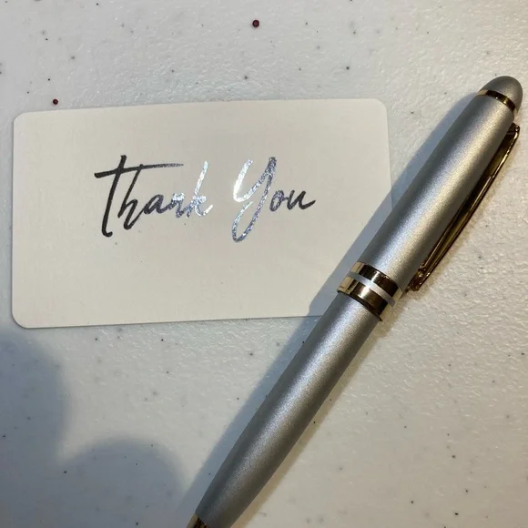 Foil thank you cards(choose your color) - Picture 3 of 10